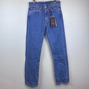 NWT Levi’s x Stranger Things 505 Regular Size 30 x 32 Straight Leg Upside Down